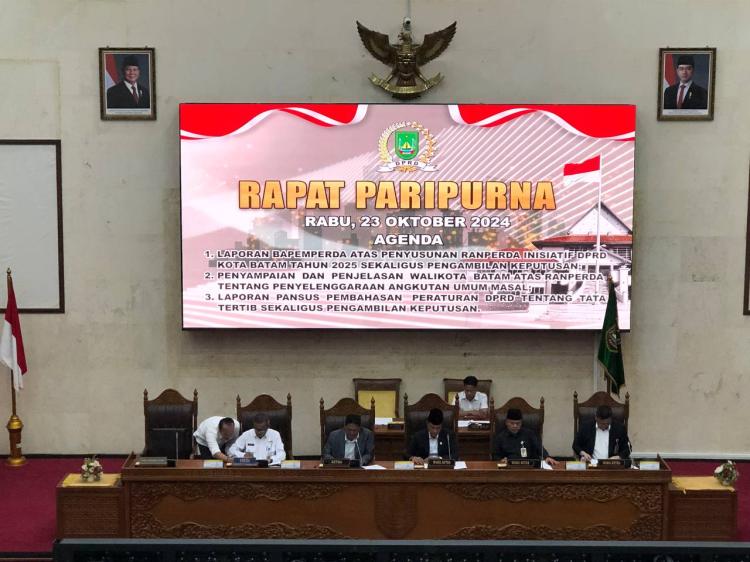 DPRD Batam Bahas 10 Ranperda Inisiatif 2025